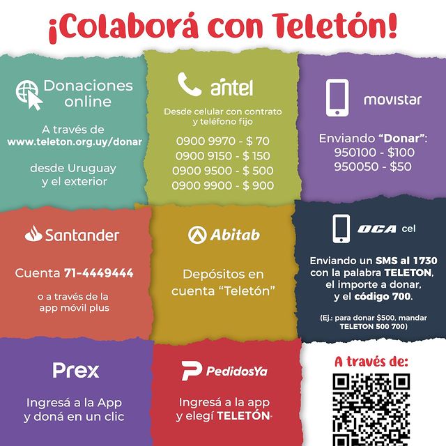 Formas de colaborar con la Teletón