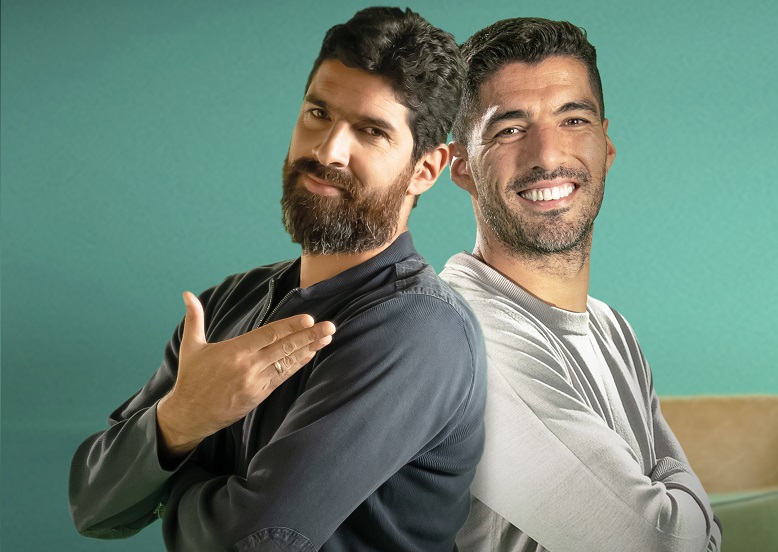 Luis Suárez y Sebastián Abreu.