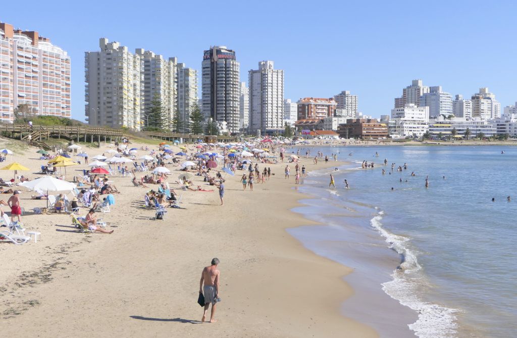 Playa Mansa de Punta del Este. Foto: Ricardo Figueredo
