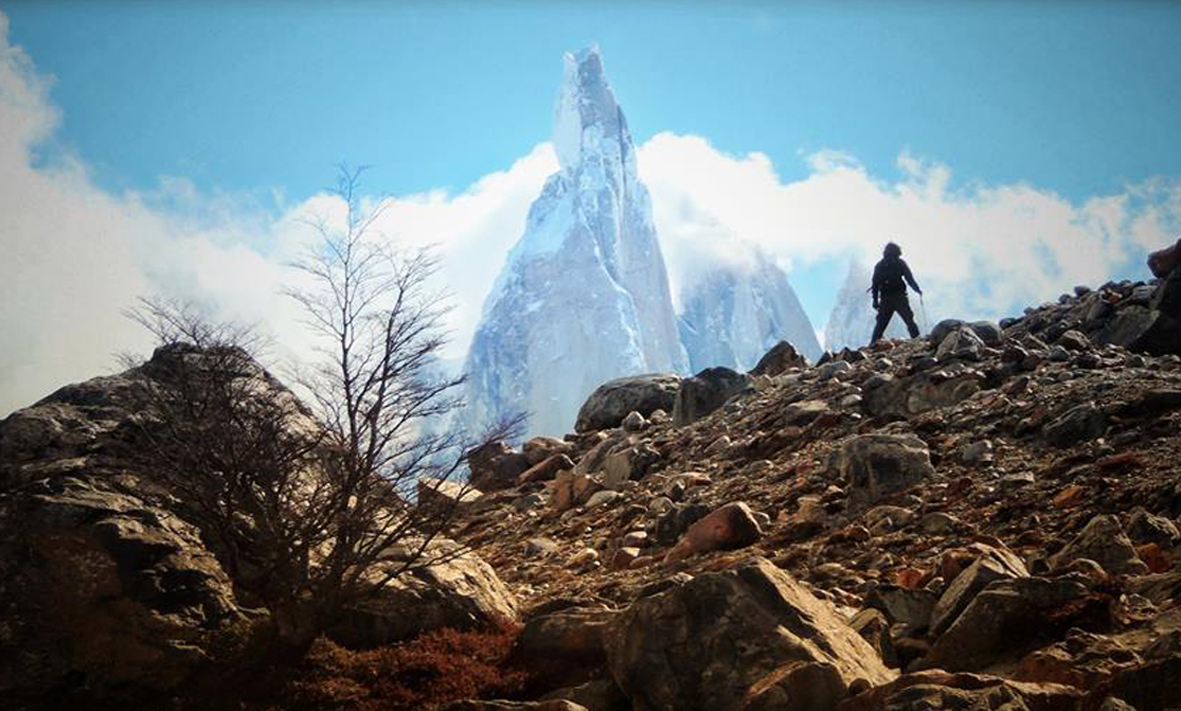 Nieve en las montañas de El Chalten