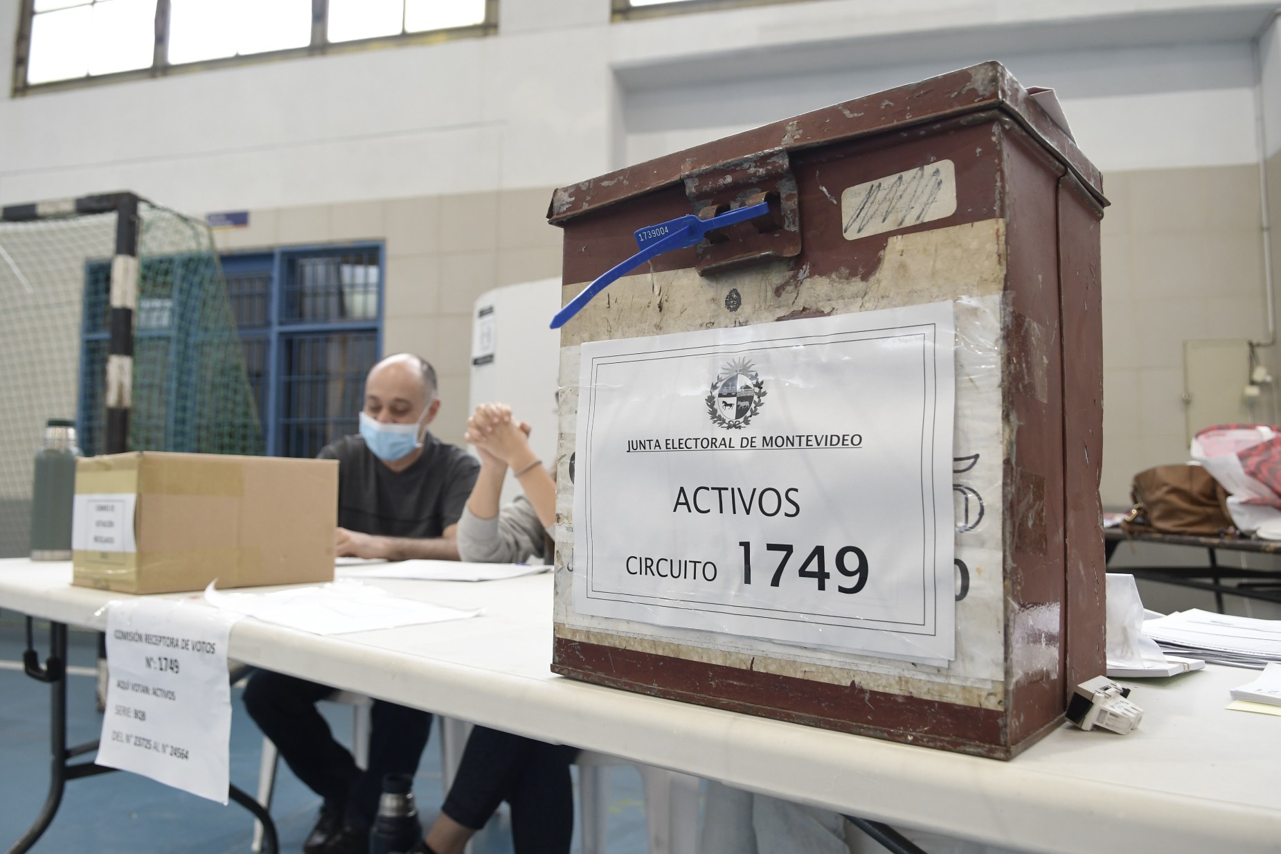 Urna en las elecciones del BOS. Foto: Leonardo Maine.
