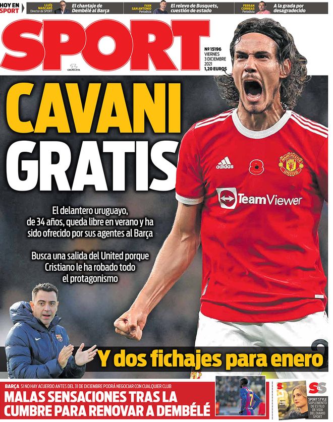 Portada de Sport.