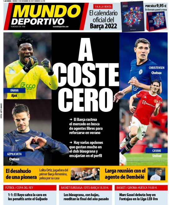 Portada de Mundo Deportivo