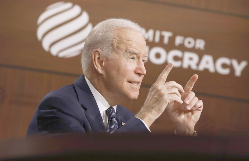 El presidente Joe Biden dando un discurso. Foto: AFP