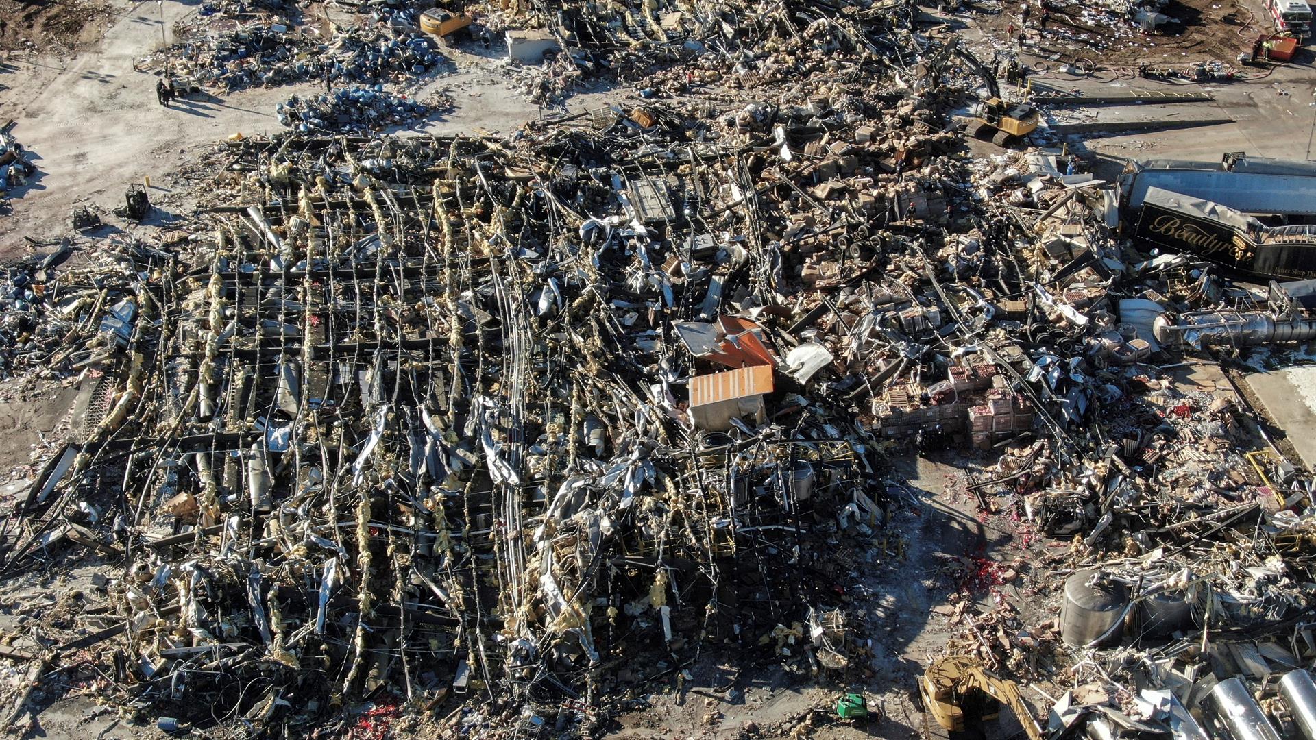 Tornado en Estados Unidos. Foto: Efe