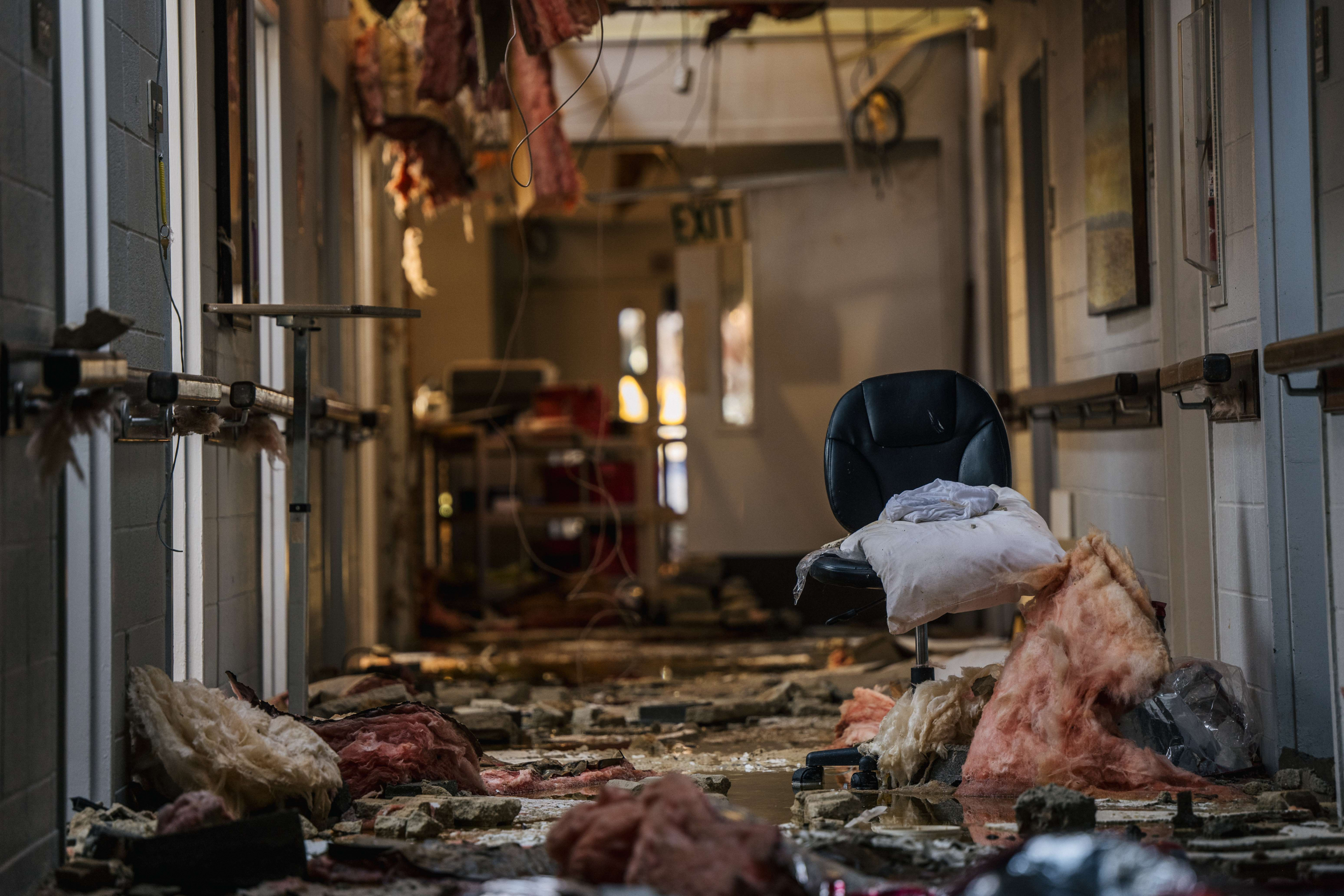 El destrozo que causaron los tornados en Estados Unidos. Foto: AFP