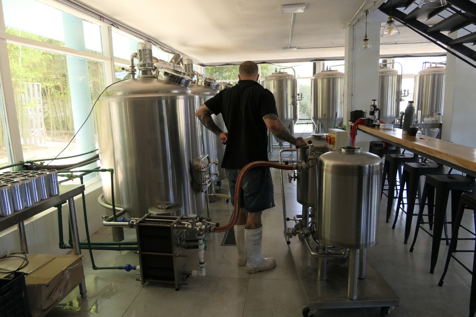 Chic, una cervecería "abierta" en Punta del Este. Foto: Ricardo Figueredo.