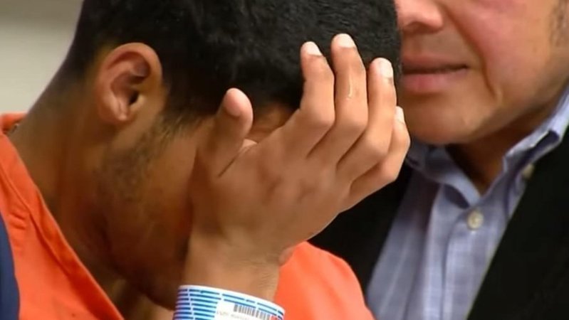 Aguilera-Mederos luego de la sentencia. Foto: change.org