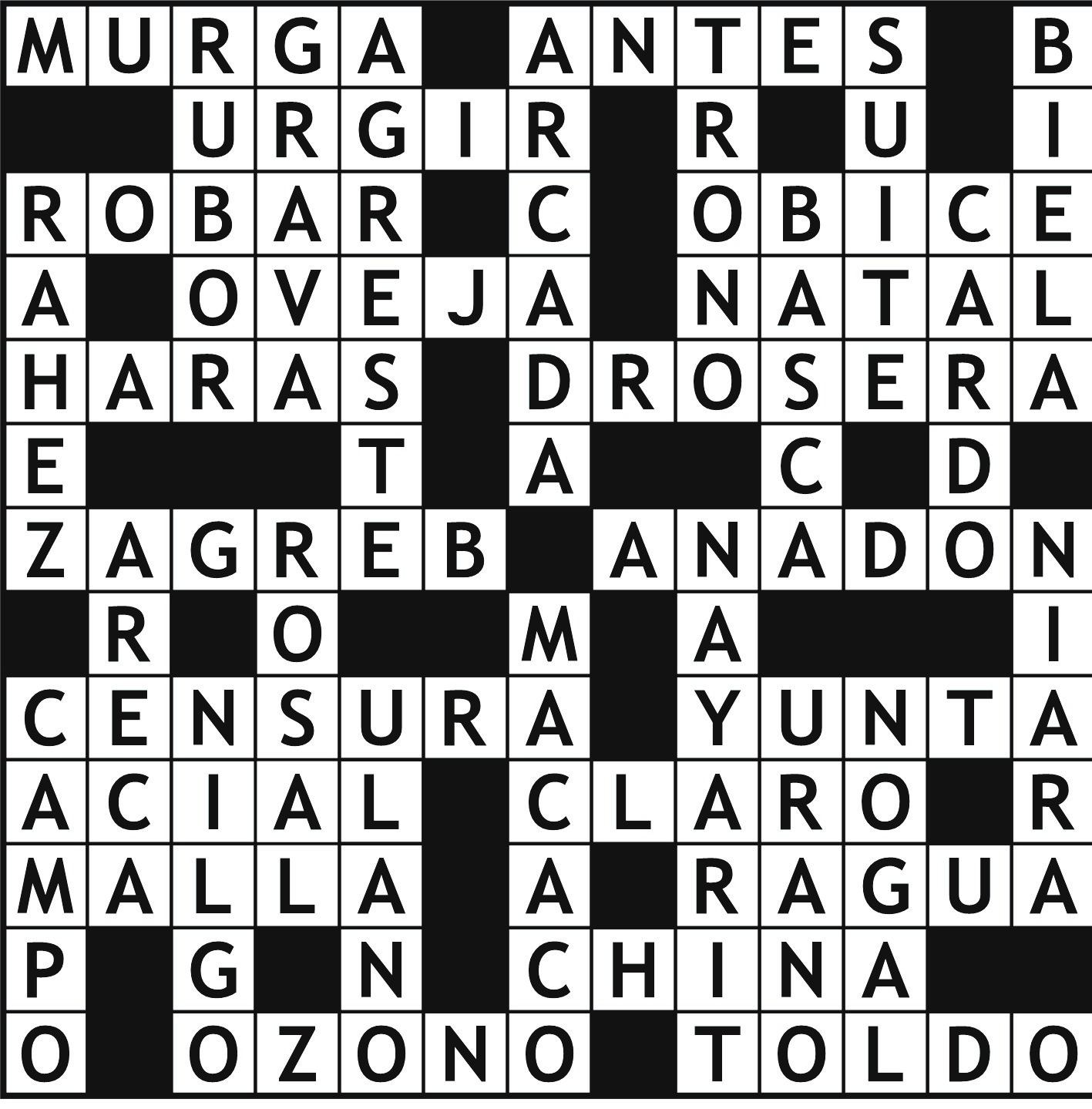 Solución del juego anterior.