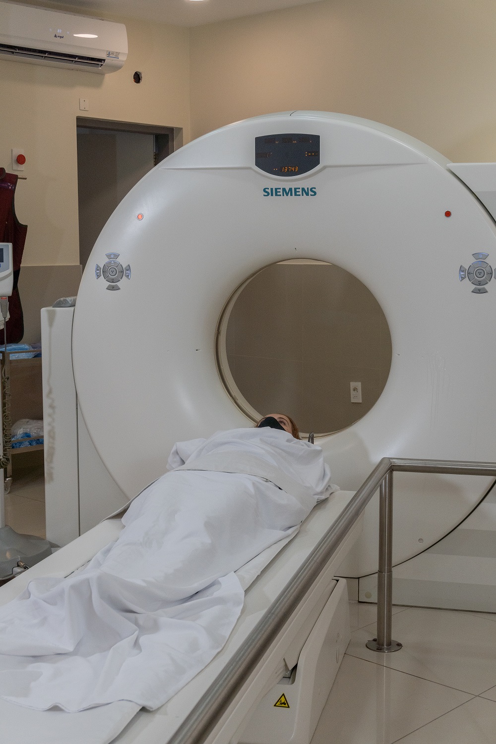 Tomógrafo del Sanatorio de Las Piedras. Foto: CRAMI