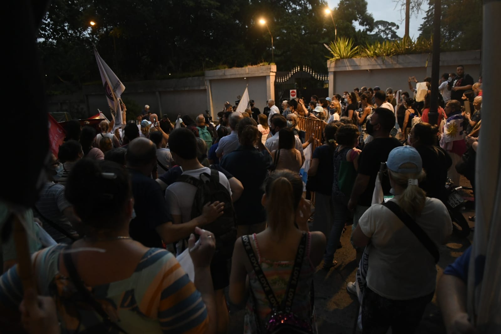 Marcha por Casa de Galicia. Foto: Marcelo Bonjour