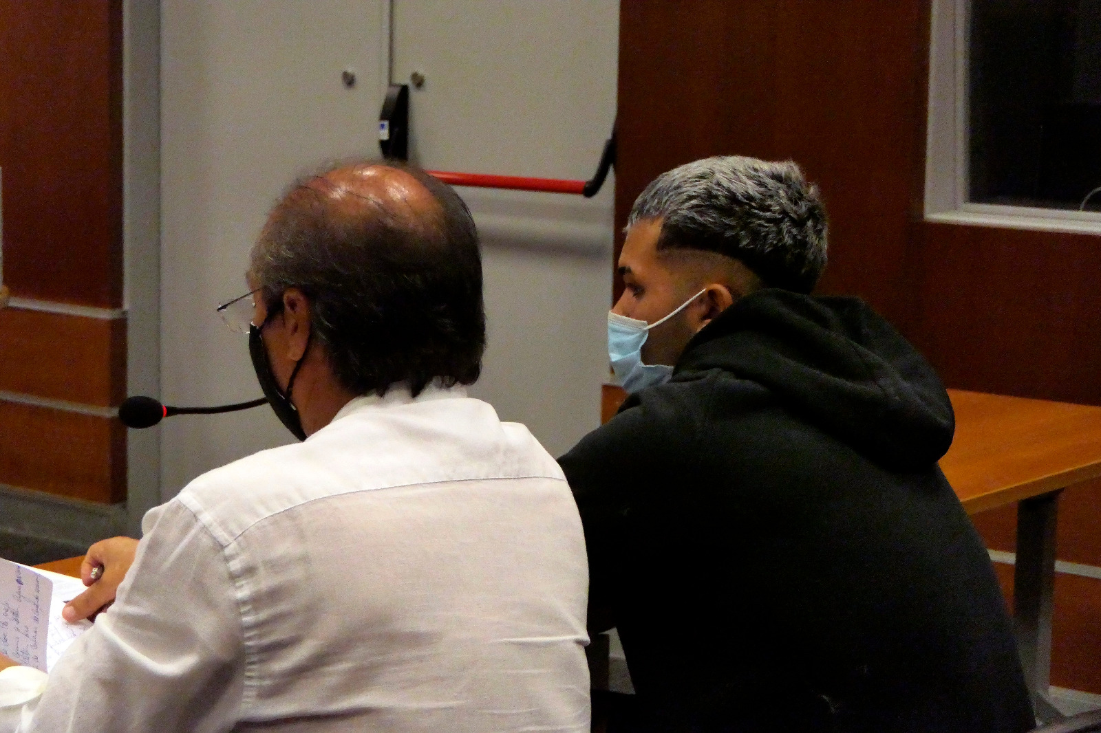 Nicolás Schiappacasse declara ante la Justicia. Foto: Ricardo Figueredo