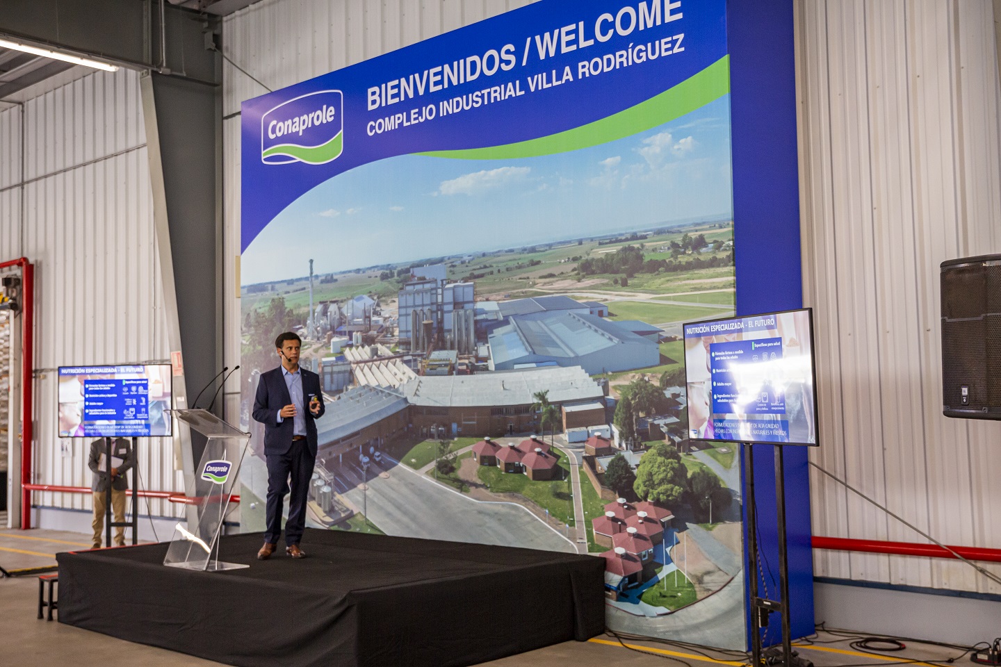 Inauguración de la planta de Conaprole. Foto: Conaprole