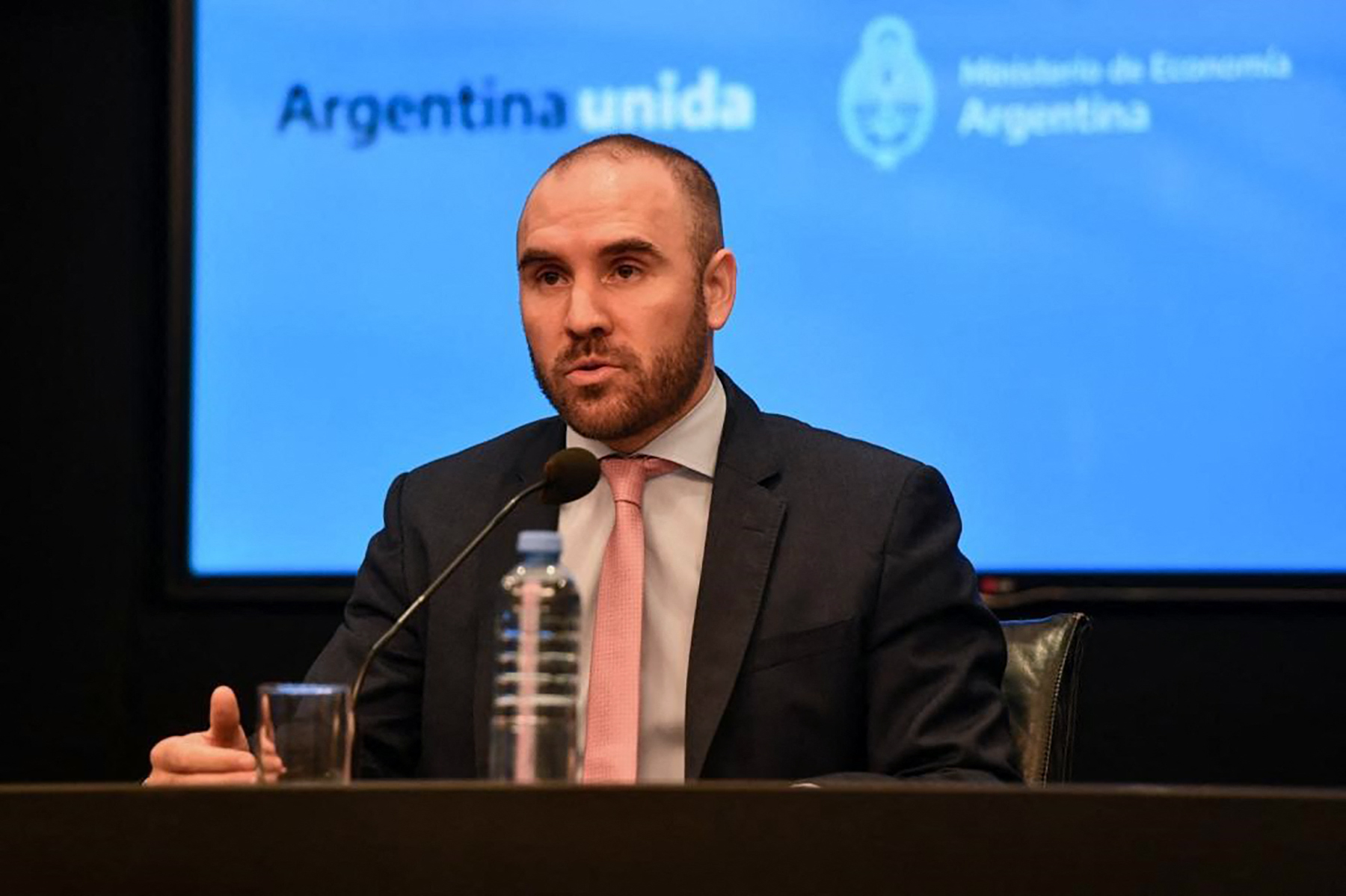 El ministro de Economía, Martín Guzmán. Foto: AFP.