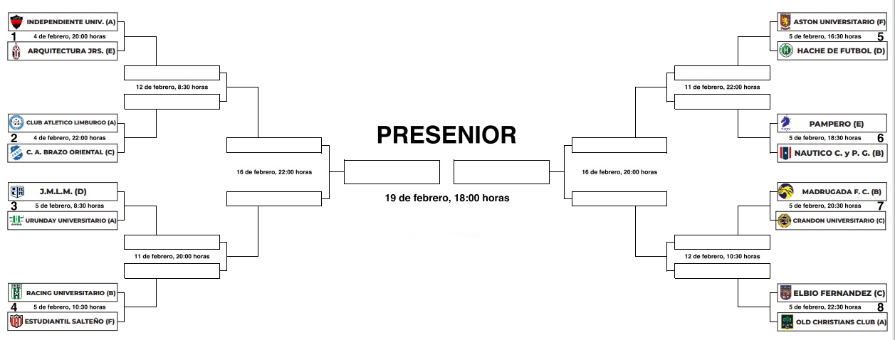 Copa de Campeones de Pre Senior.