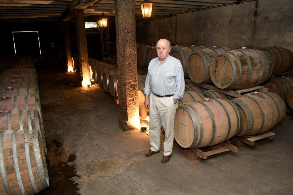 Javier Carrau en Bodegas Carrau. Foto: Leonardo Mainé.