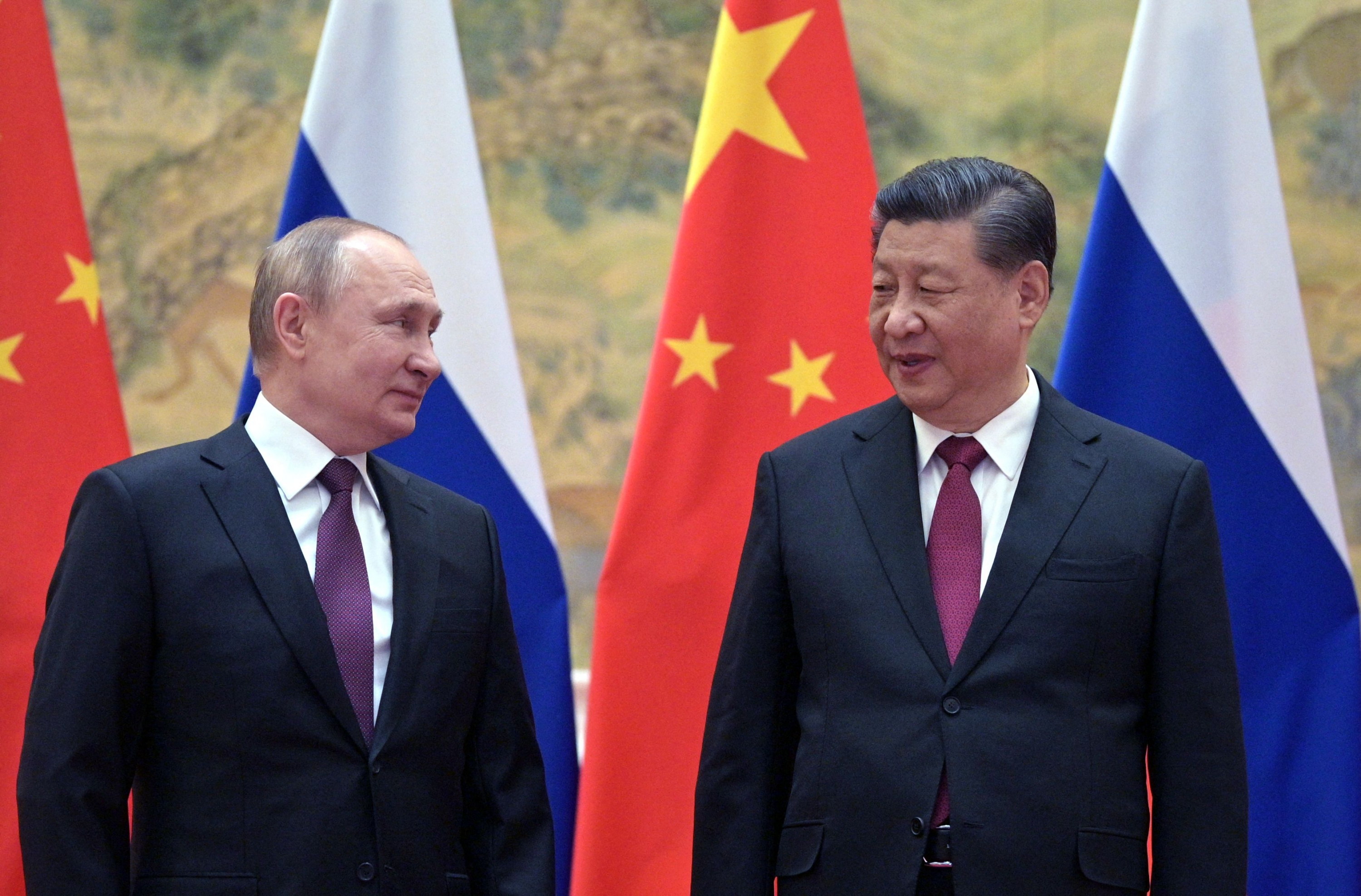 Putin y Xi. Foto: AFP.