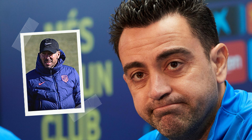 Picante: las fuertes declaraciones de Simeone y Xavi que calientan Barcelona - Atlético. Fotos: EFE