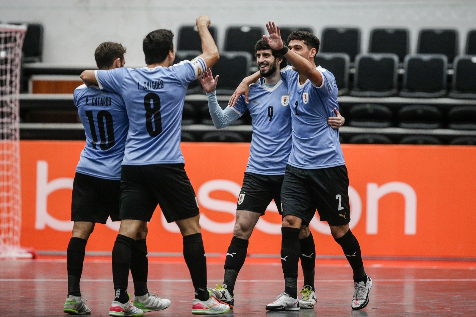 Uruguay venció a Venezuela por penales y quedó quinta en la Copa América de futsal. Foto: Conmebol