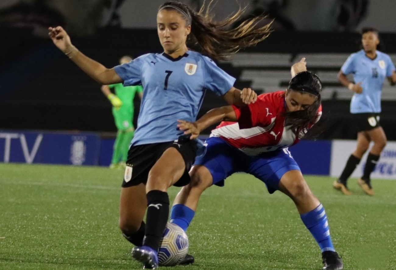 La selección sub 17 femenina de Uruguay disputó un amistoso ante Paraguay. Foto: @AUFfemenino.