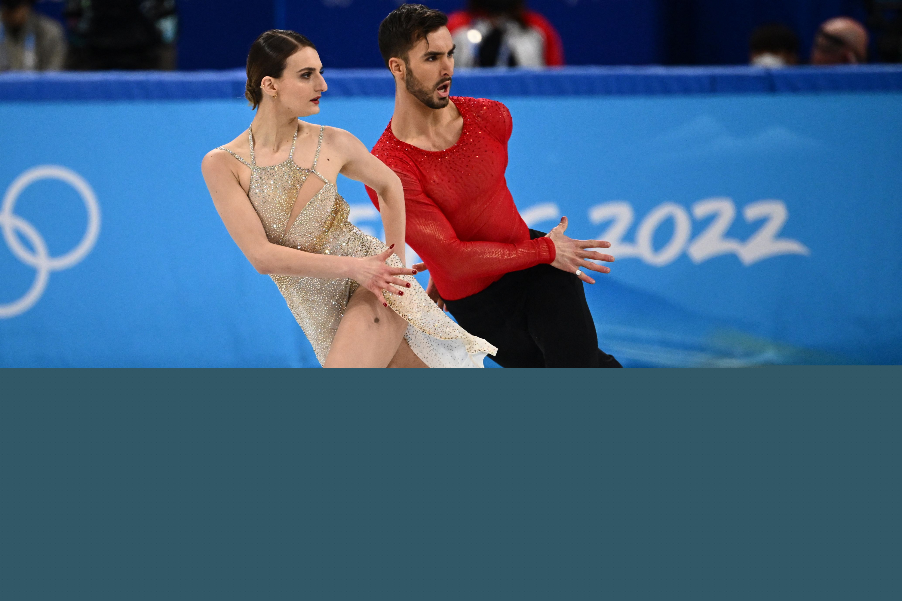 Gabriella Papadakis y Guillaume Cizeron. Foto: AFP.
