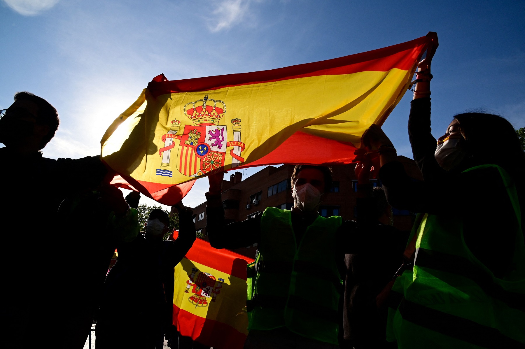Bandera de España. Foto: AFP.