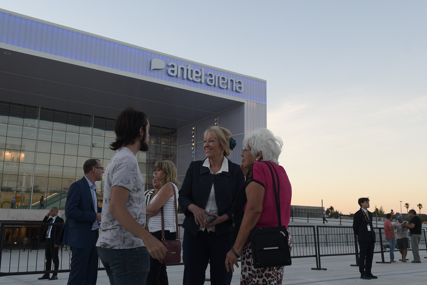 Carolina Cosse en el Antel Arena. Foto: Gerardo Pérez.