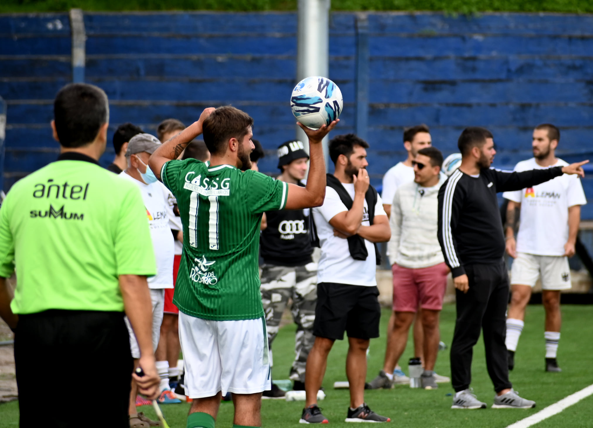 Alemán venció por penales a Wanderers en cuartos de final. Foto: Carolina Passeggi / Liga Universitaria.