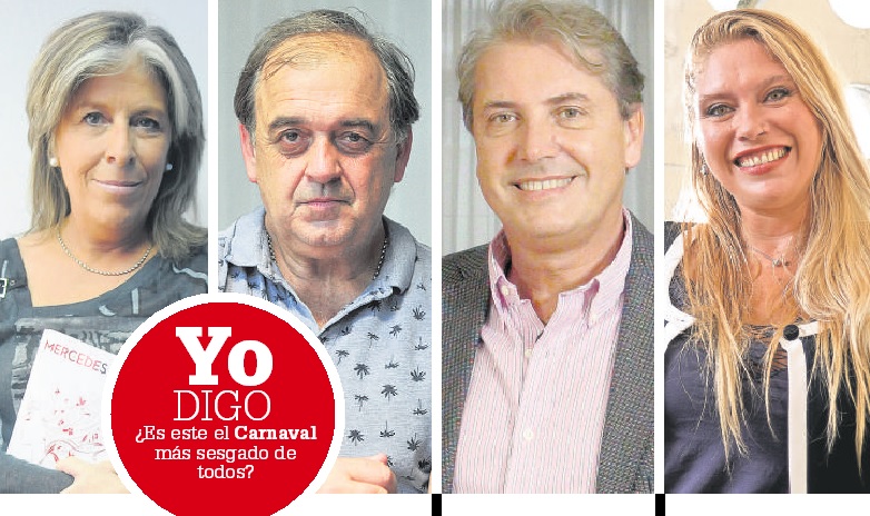 Mercedes Vigil, Antonio Maeso, Juan Ramón Rodríguez Puppo y Daiana Abracinskas.