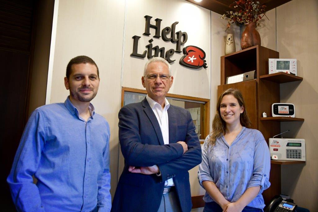 El equipo director de Help Line. Foto: Estefanía Leal.