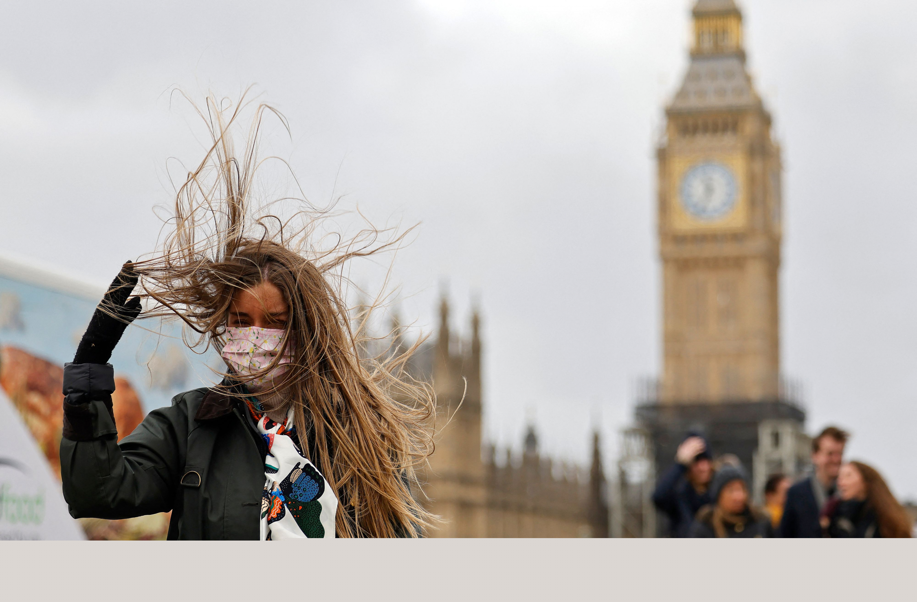 Tormenta Eunice golpea Reino Unidos. Foto: AFP
