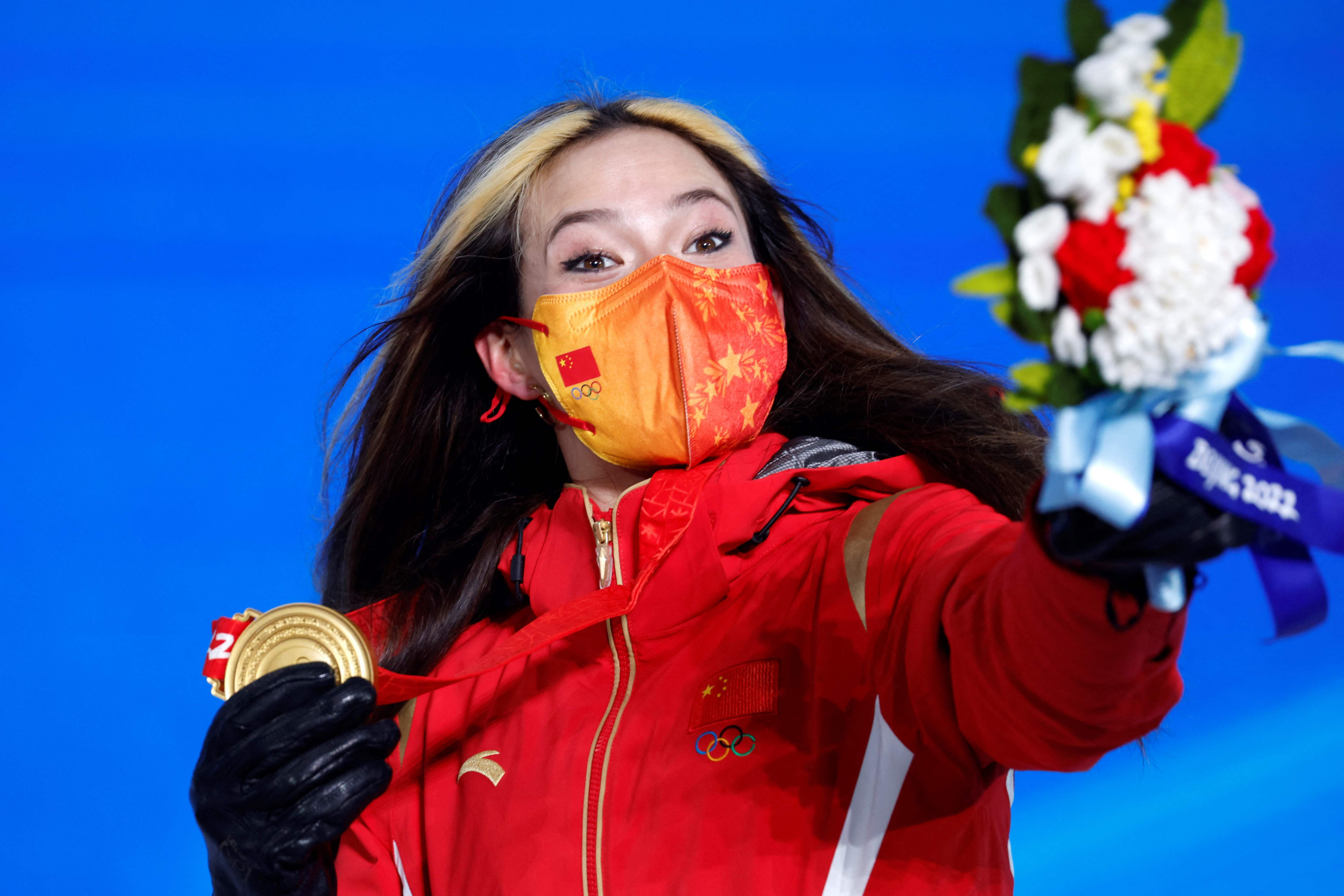 Eileen Gu. Foto: AFP.