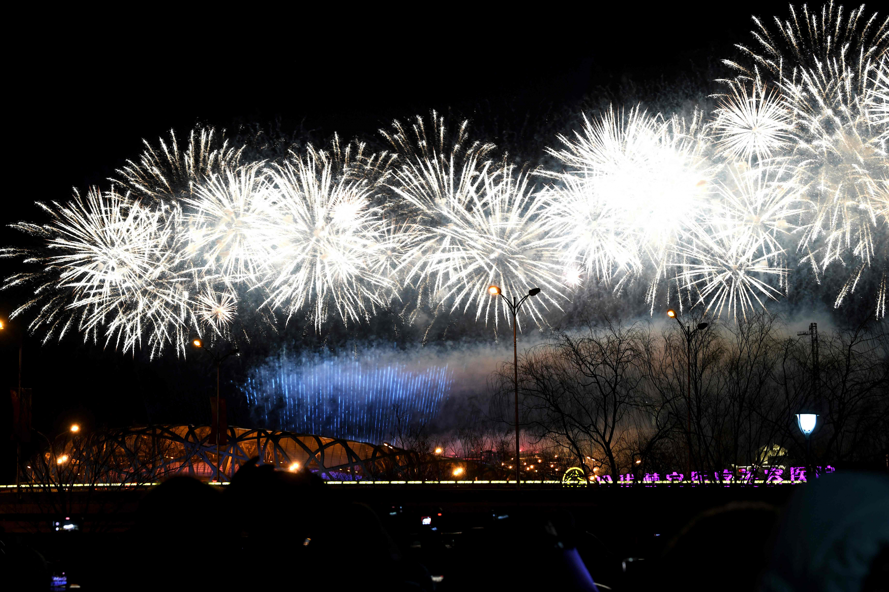 Cierre de los Juegos Olímpicos de Invierno de Beijing 2022. Foto: AFP.