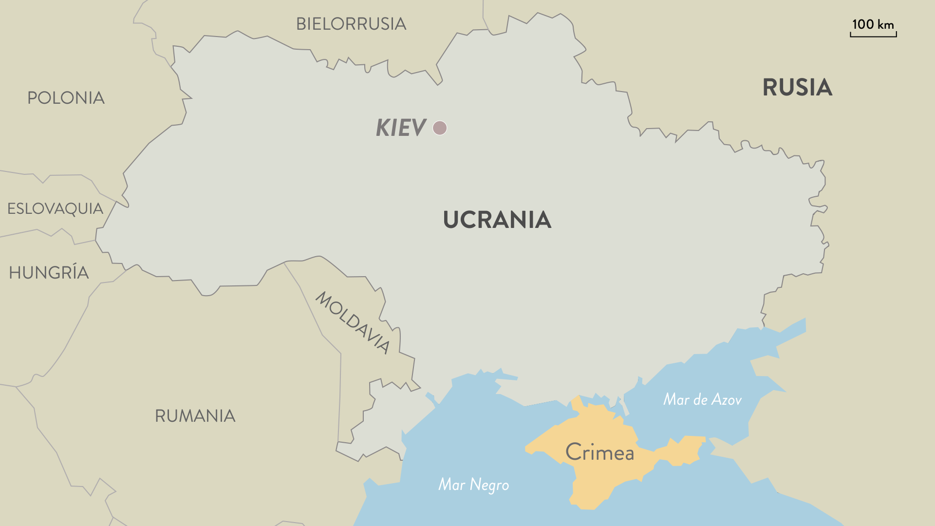 Crimea es una zona de disputa histórica ente Rusia y Ucrania.