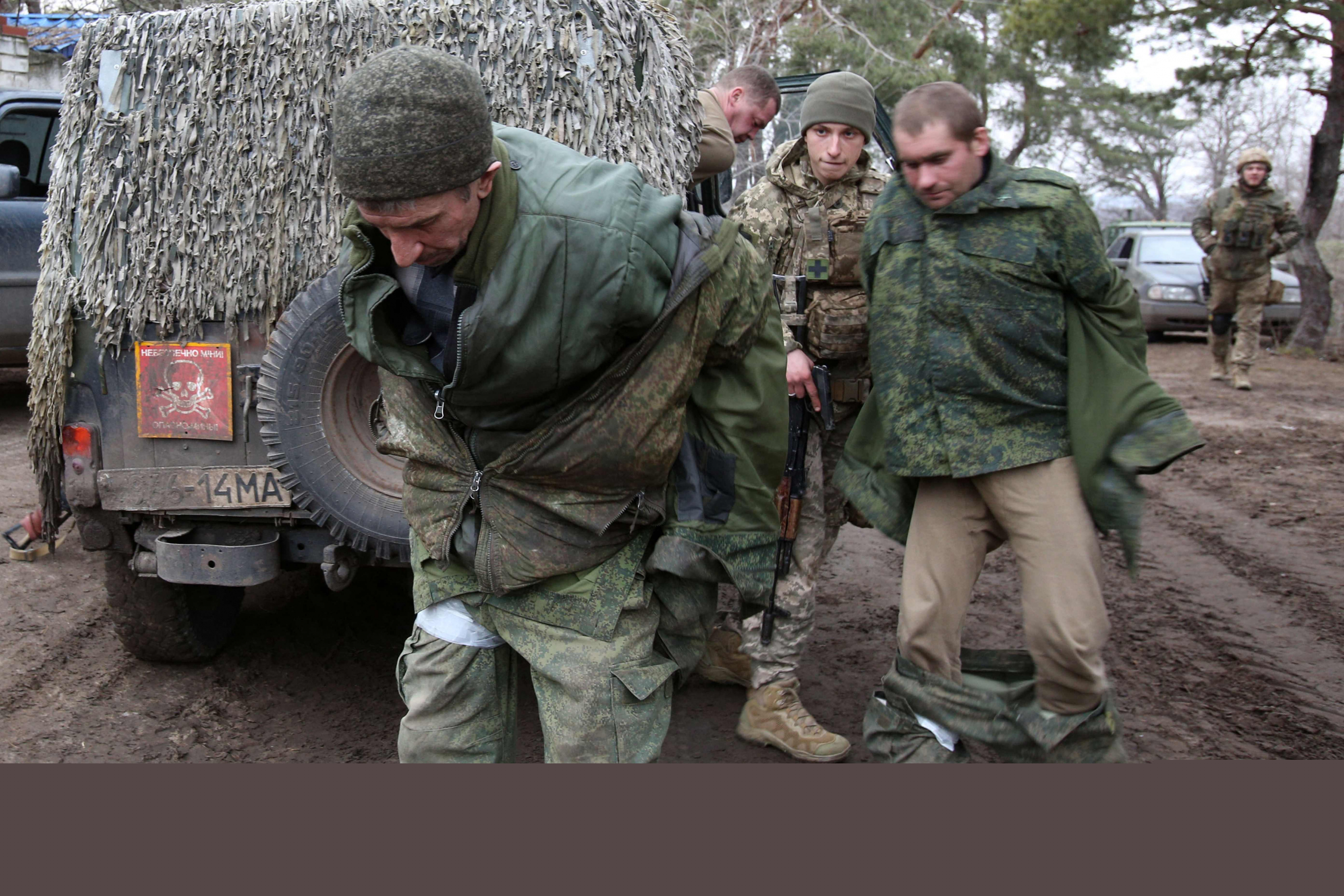 Militares de Ucrania. Foto: AFP