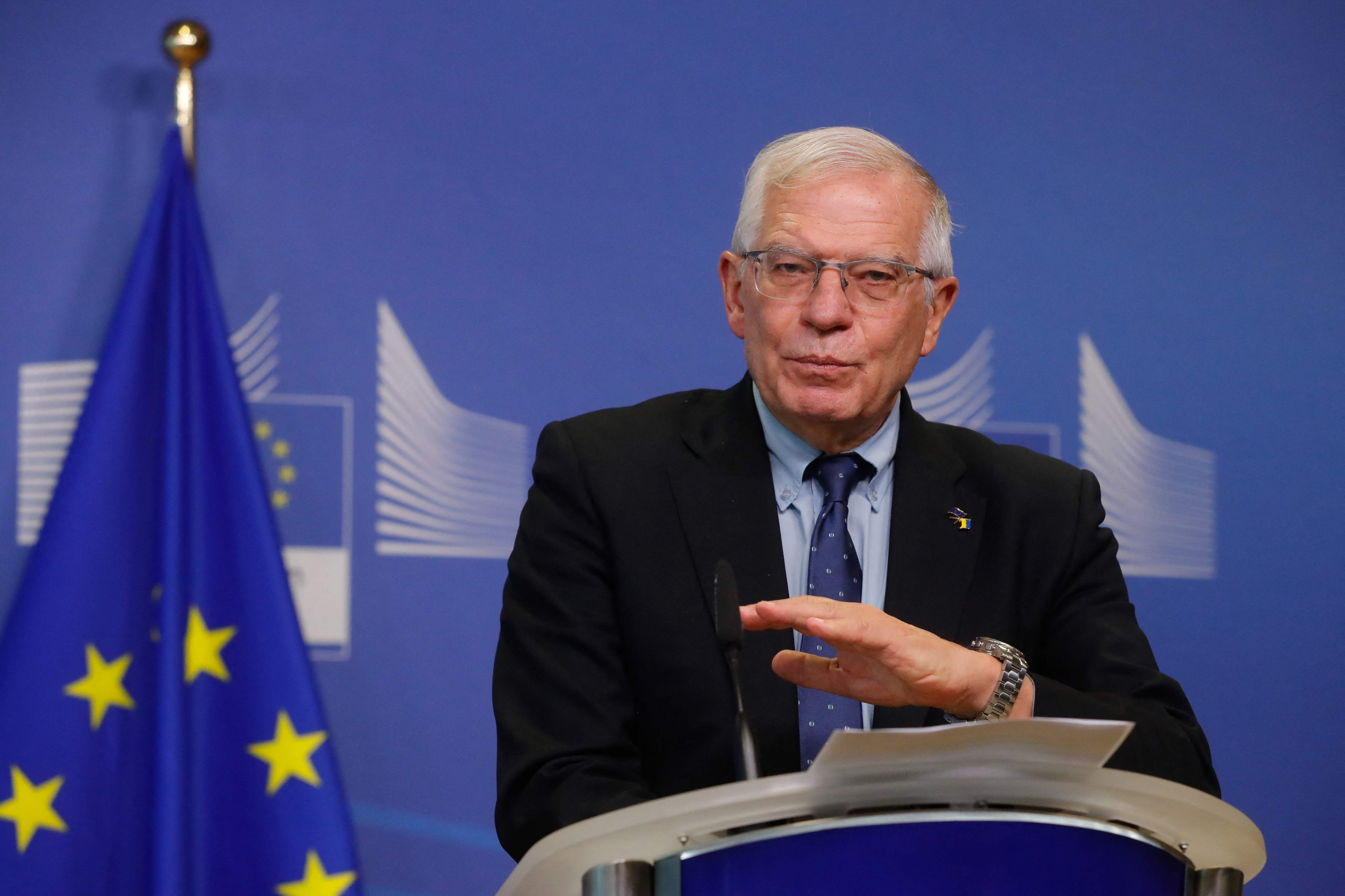 Alto representante de la Unión Europea para Asuntos Exteriores, Josep Borrell. Foto: AFP