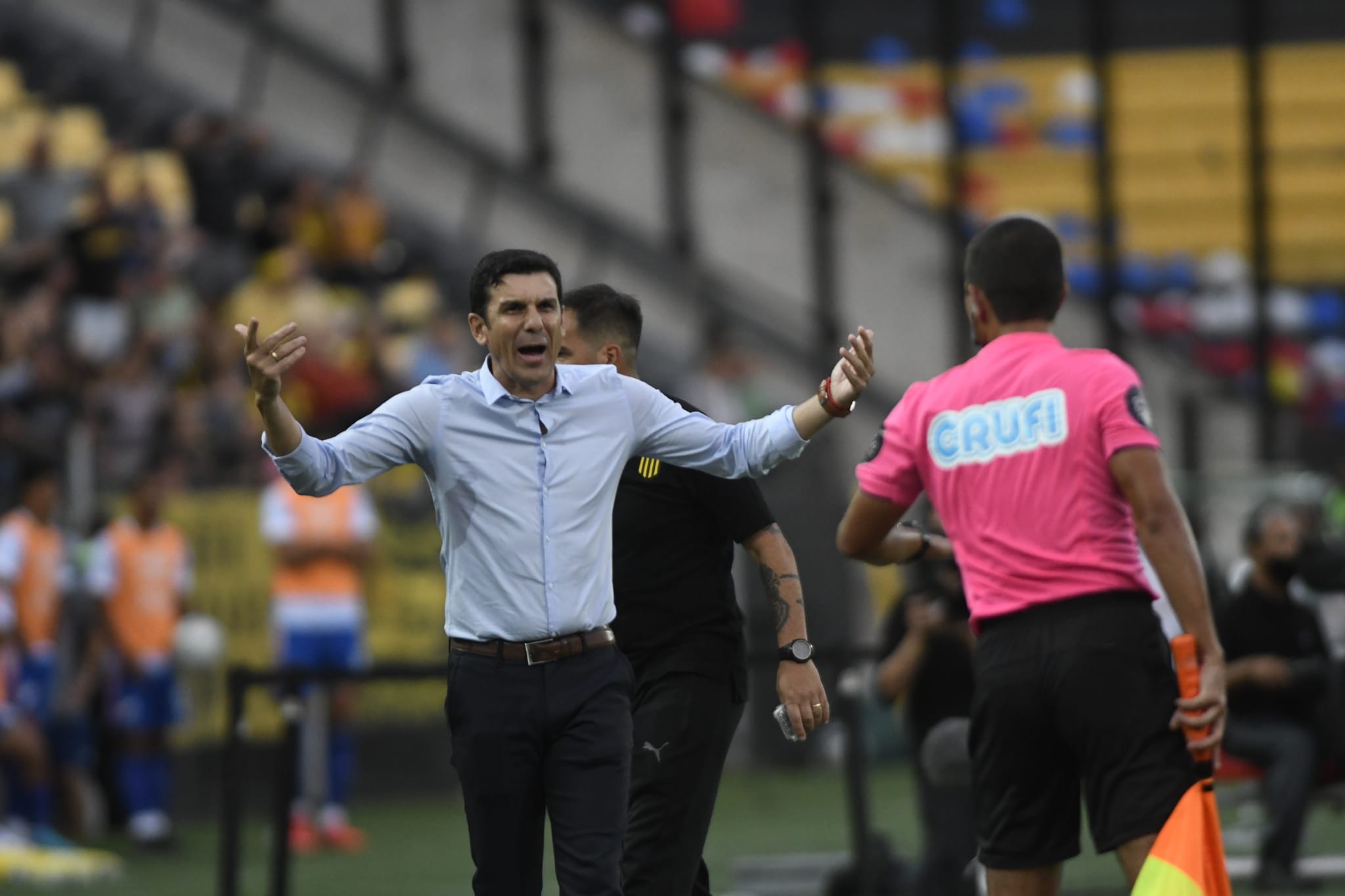 Mauricio Larriera, entrenador de Peñarol. Foto: Juan Manuel Ramos.
