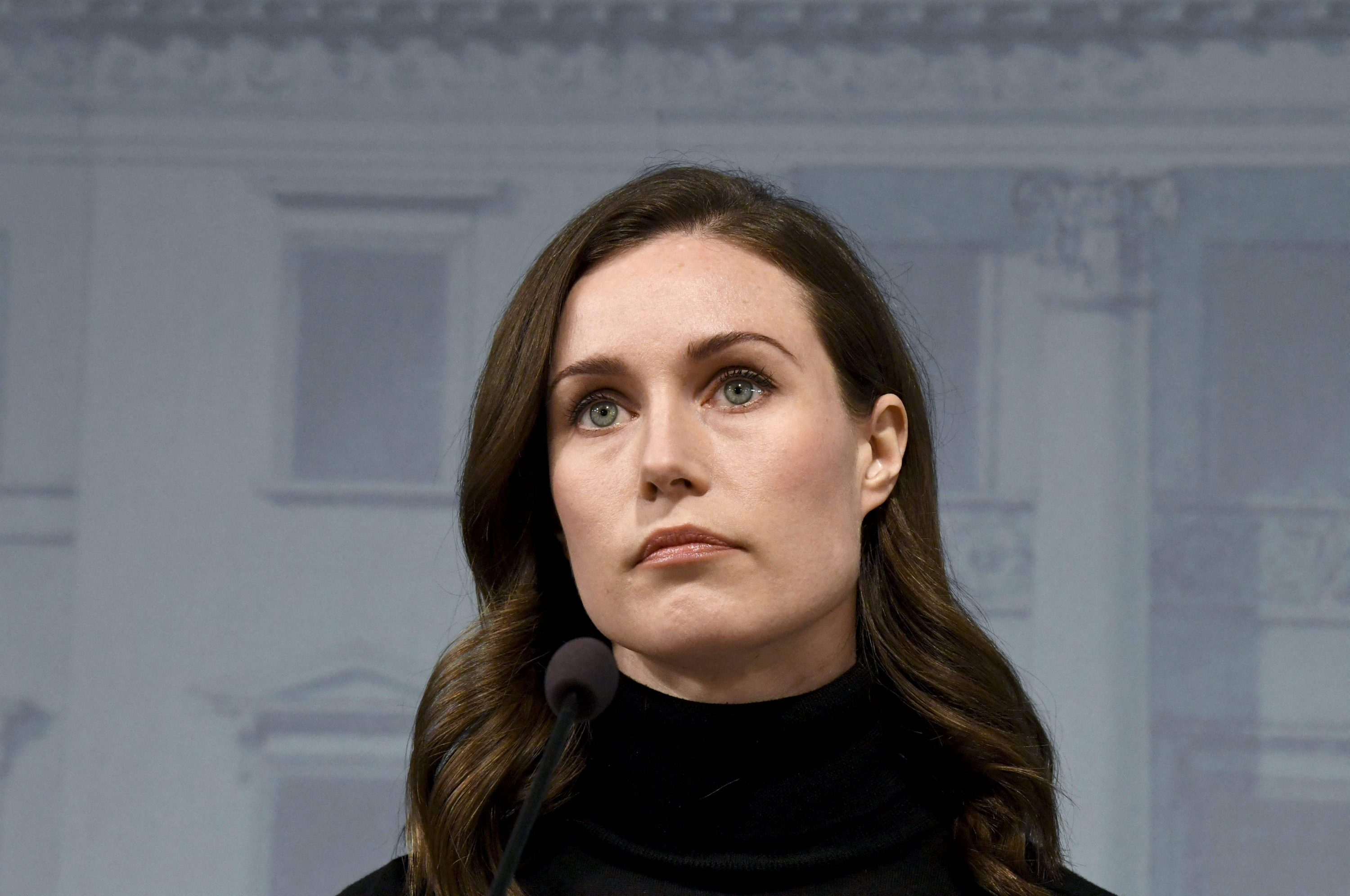 Sanna Marin. Foto: AFP.