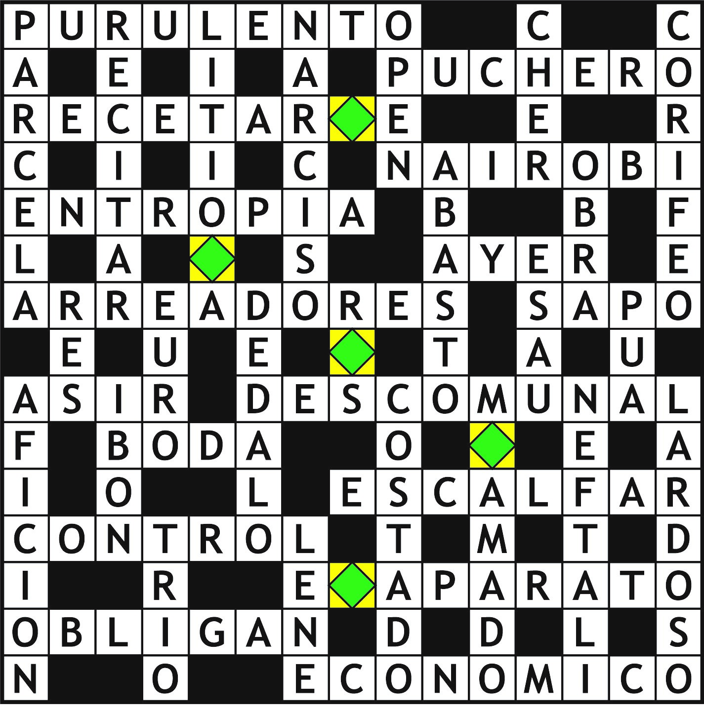 Solución del juego anterior.