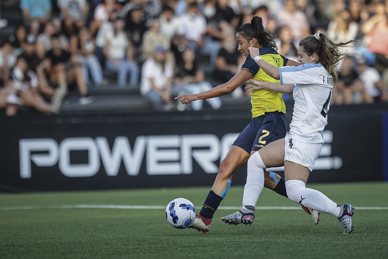 Uruguay - Ecuador por el Sudamericano Sub 17 femenino. Foto: Conmebol.