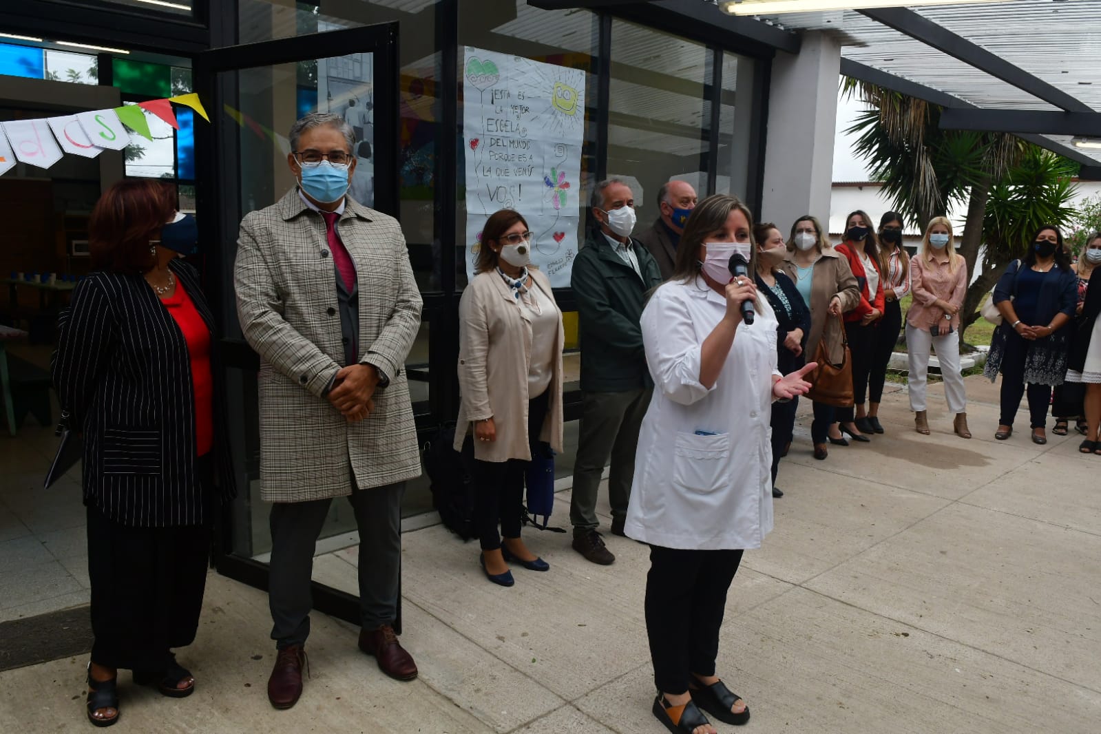 Robert Silva en inicio de clases 2022. Foto: El País / Francisco Flores