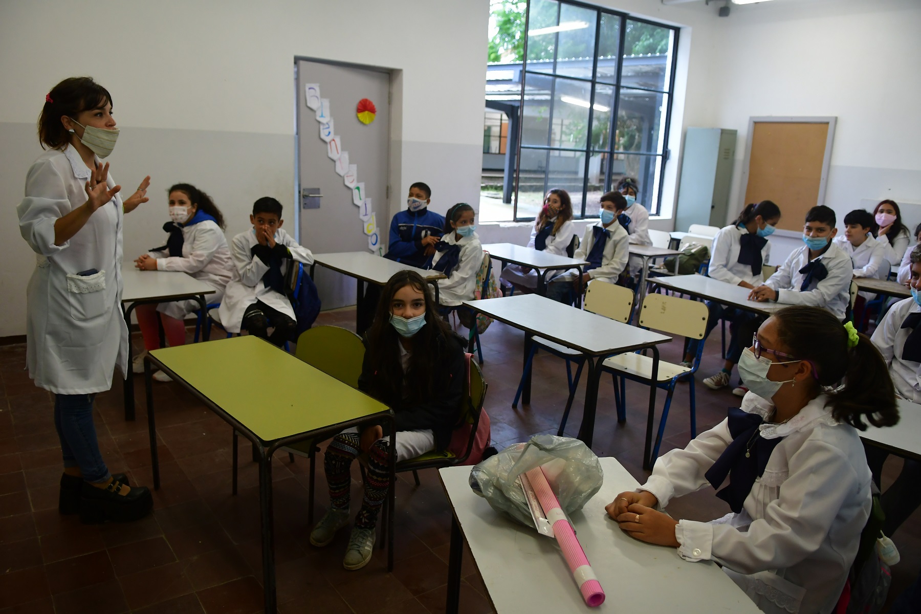 La vuelta a clases. Foto: Francisco Flores.