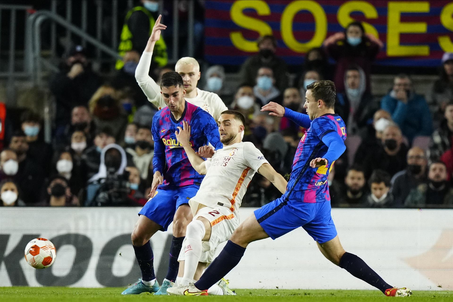 Barcelona vs. Galatasaray. Foto: EFE.