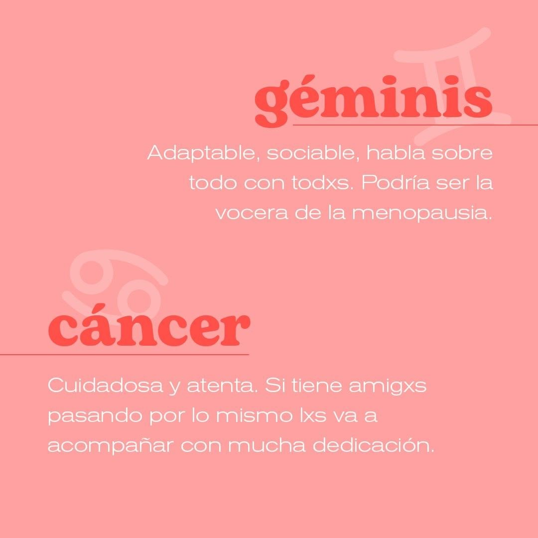 horóscopo de la menopausia