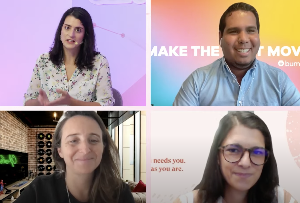 arcela Dobal recibió a Vivian Sauksteliskis, vcepresidenta de Operaciones de Globant; Florencia Pólcaro, COO y cofundadora de BigCheese & CoManaging Director de Girls In Tech; y Javier Tuirán,