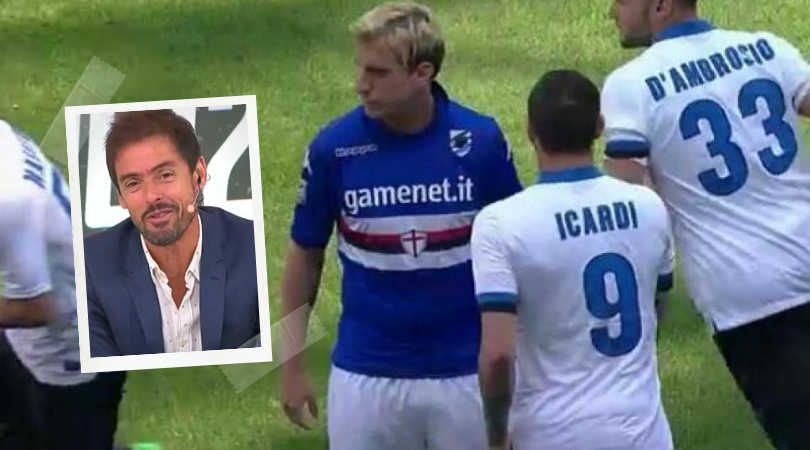 "Así empezó Icardi con Maxi": la broma al aire de Mariano Closs. Fotos: Captura y Archivo El País