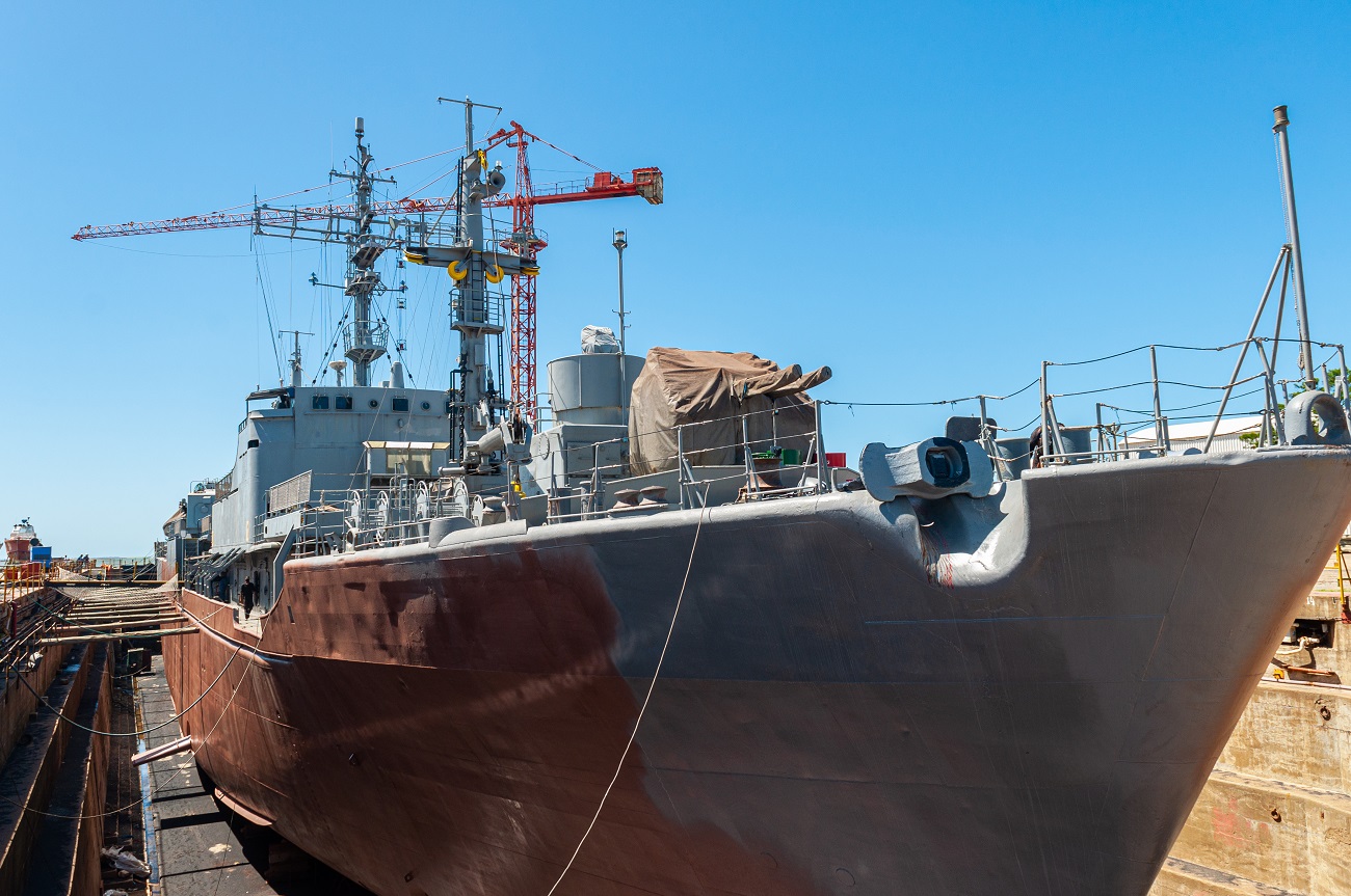 Buque ROU 04 General Artigas. Foto: Ministerio de Defensa