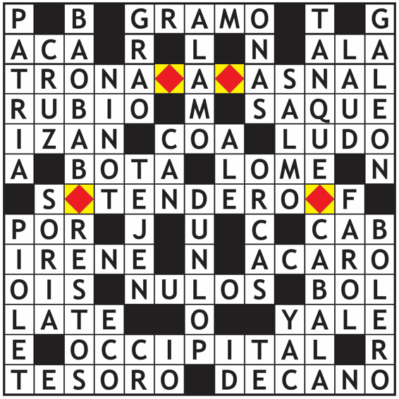 Solución del juego anterior