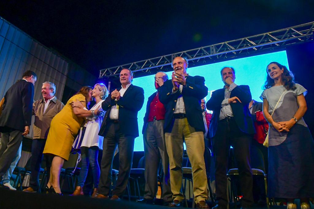 Acto de cierre de la campaña por el "NO" en Las Piedras. Foto: Estefanía Leal
