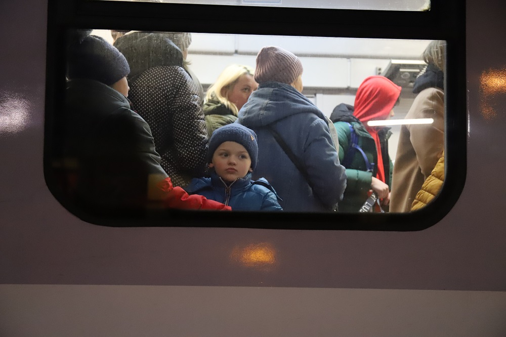 La situación en Polonia por la guerra entre Rusia y Ucrania. Foto: Daniela Scapusio.